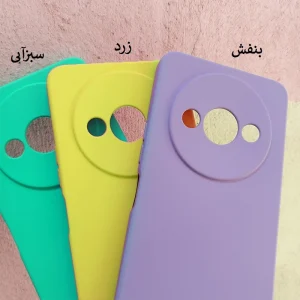 کاور ایکس قاب مدل سیلیکونی مناسب برای گوشی موبایل شیائومی Redmi A3 به همراه آویز